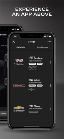 myCadillac app screenshot