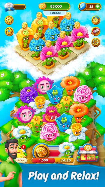 Blooming Flowers: Merge Game