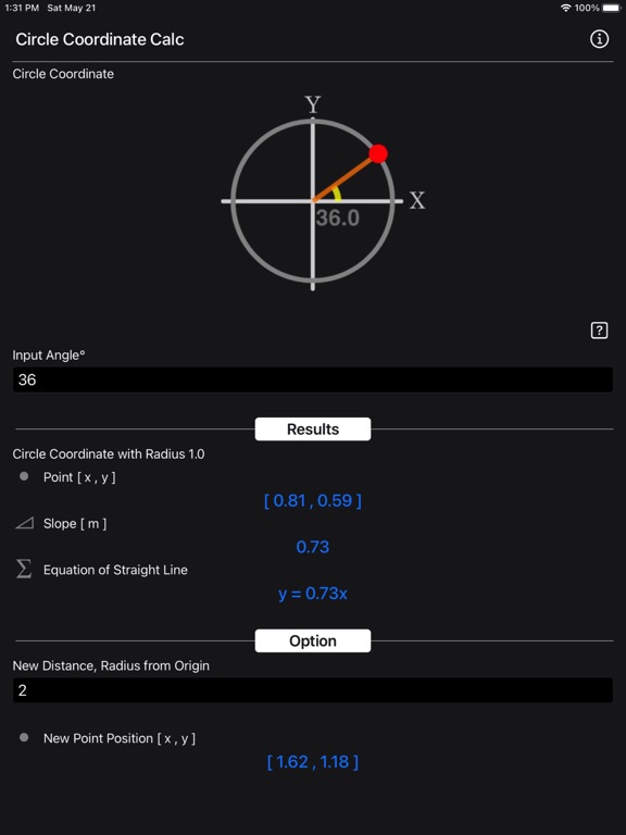 Circle Coordinate Calculator screenshot 19
