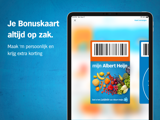 Albert Heijn supermarkt iPad app afbeelding 4