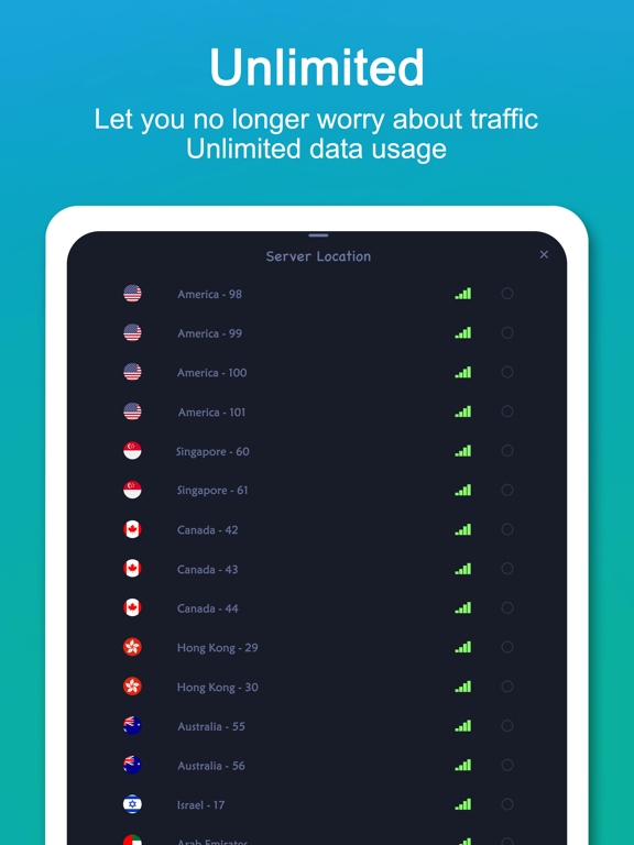 Byte VPN - VPN Proxy Unlimited screenshot 6
