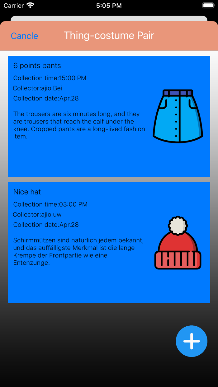 Awesome costume pair