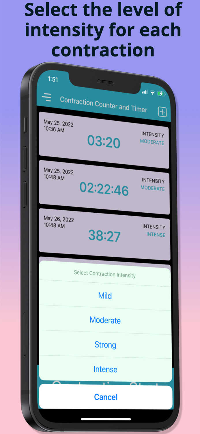 Contraction Counter, Timer