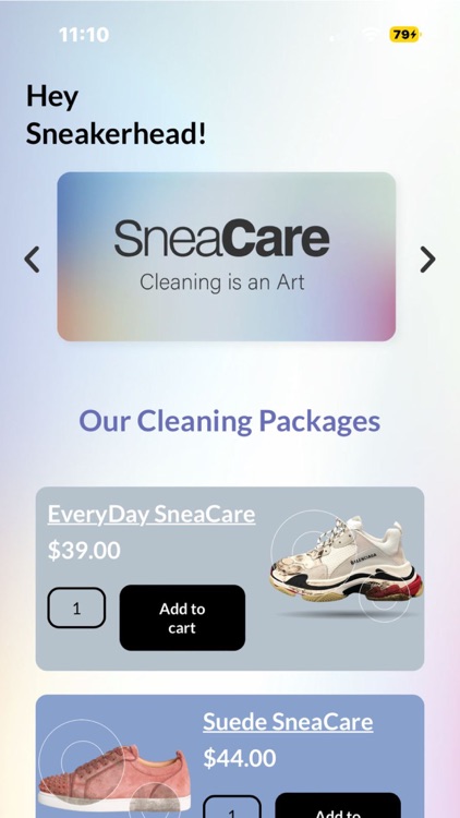 SneaCare: Shoe Cleaning