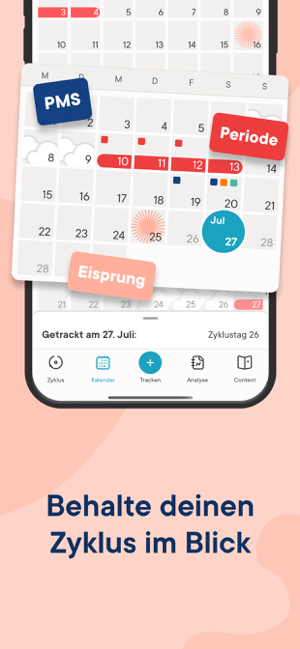 ‎Clue Perioden Kalender Screenshot