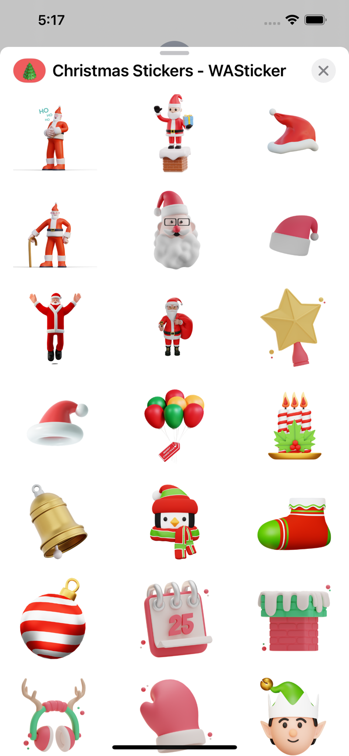 Christmas Stickers-2023 Wishes