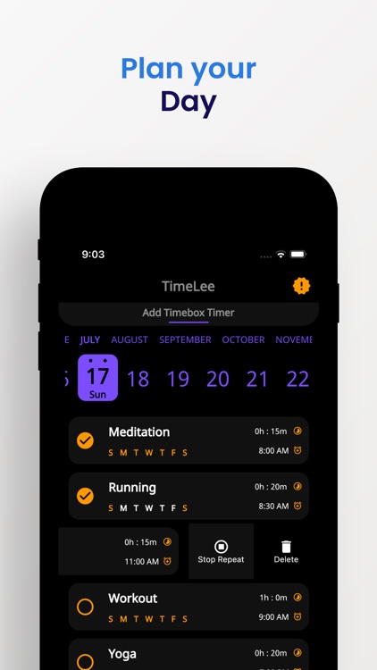 TimeBox: Time manager