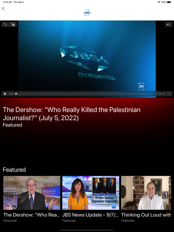 JBS -Jewish Broadcasting Serv. screenshot 2