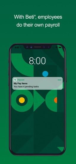 Paycom app screenshot