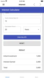 interest calculator and tools iphone screenshot 2