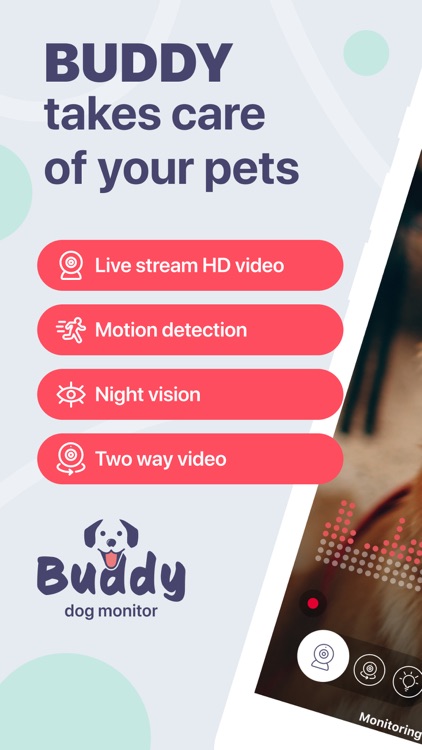 Buddy: Dog monitor & Pet cam