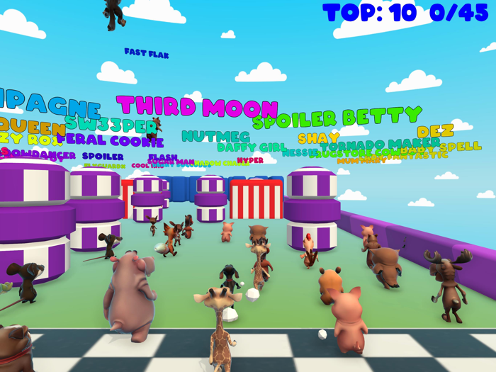 ANIMALS KNOCKOUT PARTY TIME