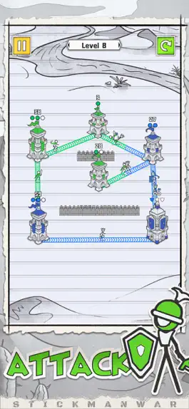 Game screenshot Stickman war - Conquer Tower hack