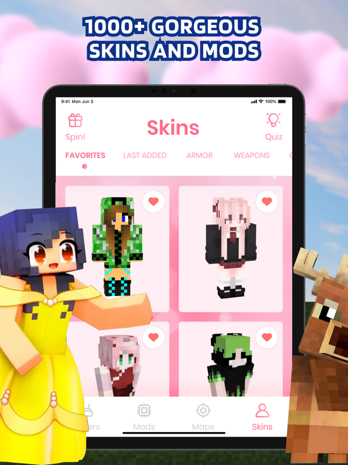 Girl Mods Skins for Minecraft