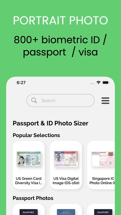 Passport Photo-ID Photo Sizer screenshot-0