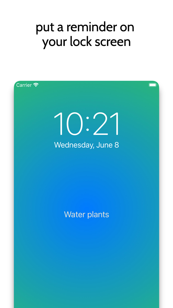 RemindU Lock Screen Notes