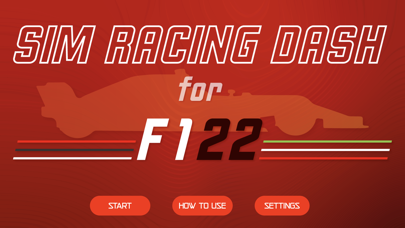 Sim Racing Dash for F122