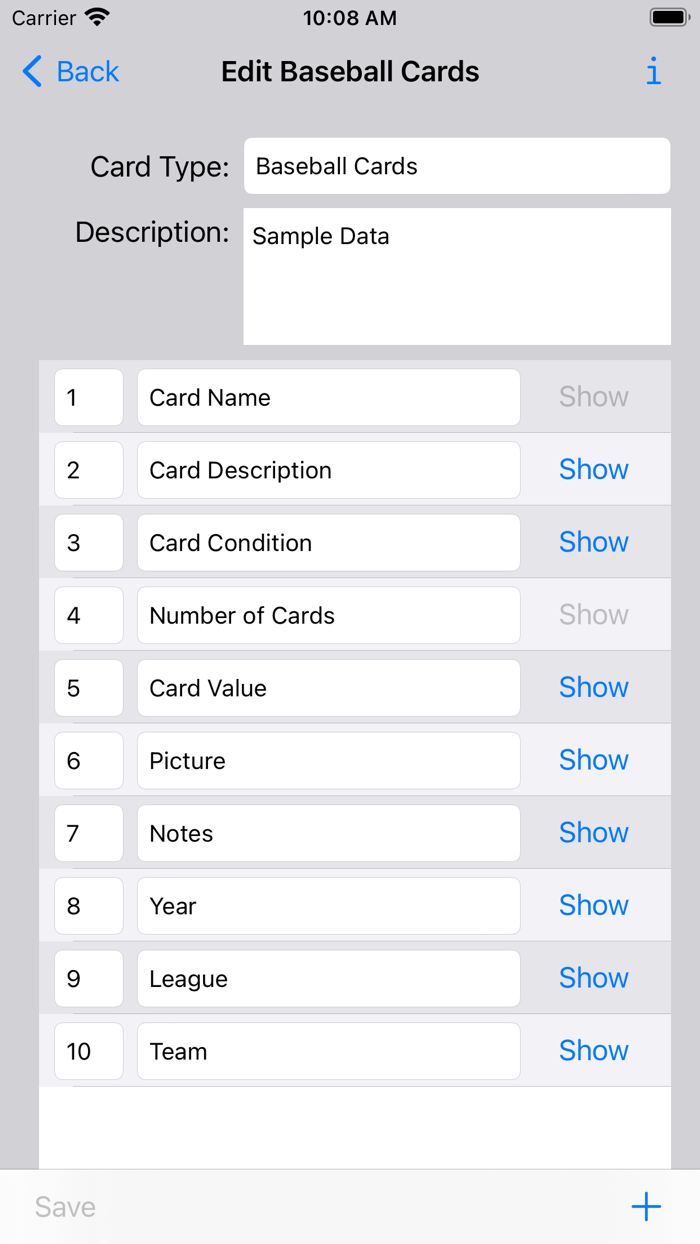 Card Collection by Caggiano SW