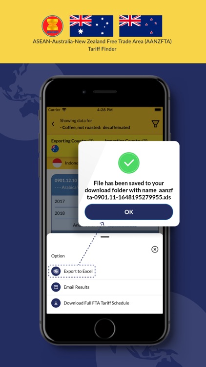 AANZFTA Tariff Finder screenshot-4