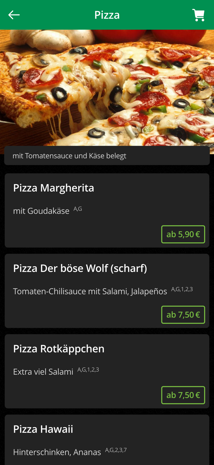 Pizza Märchenwald Osnabrück