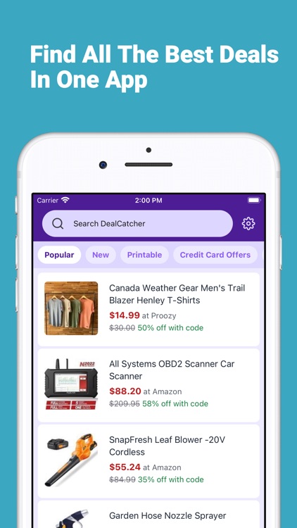 DealCatcher: Coupons & Deals