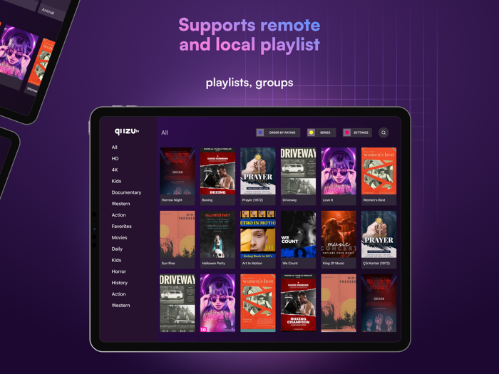 Quzu IPTV m3u player