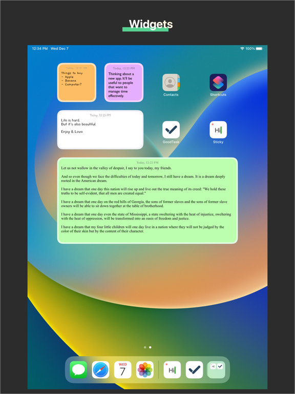 Hi Sticky: Notes SE + Widget screenshot 2