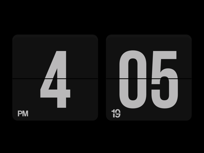 PureClock -  Clear widget