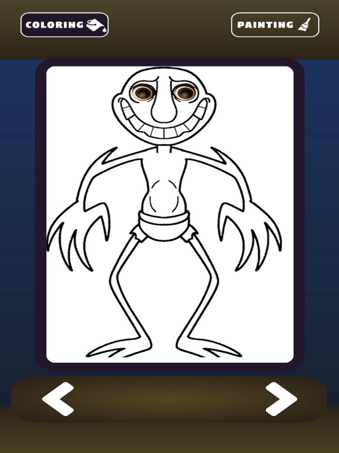 The man horror from window