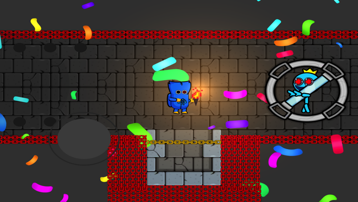 Survivor Rainbow Blue Friends