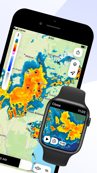 RainViewer: Weather Radar Live Hack screenshot 2 - app app interface