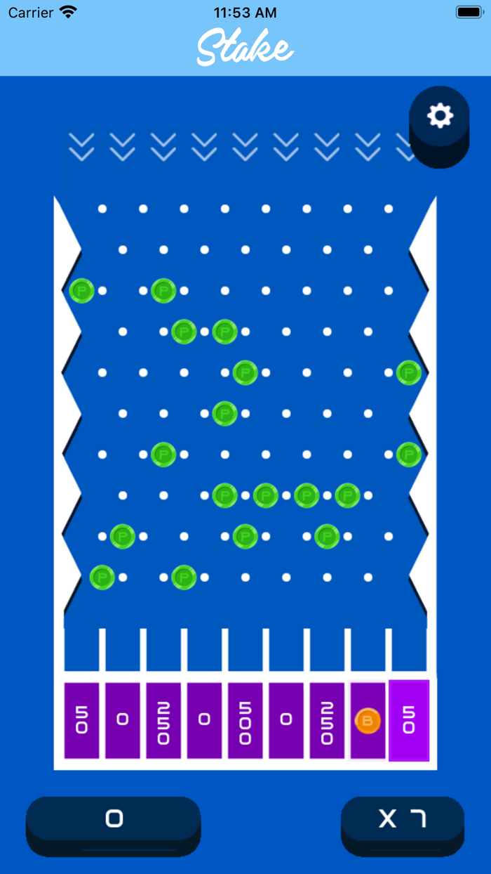 Stake Mobile Plinko Game