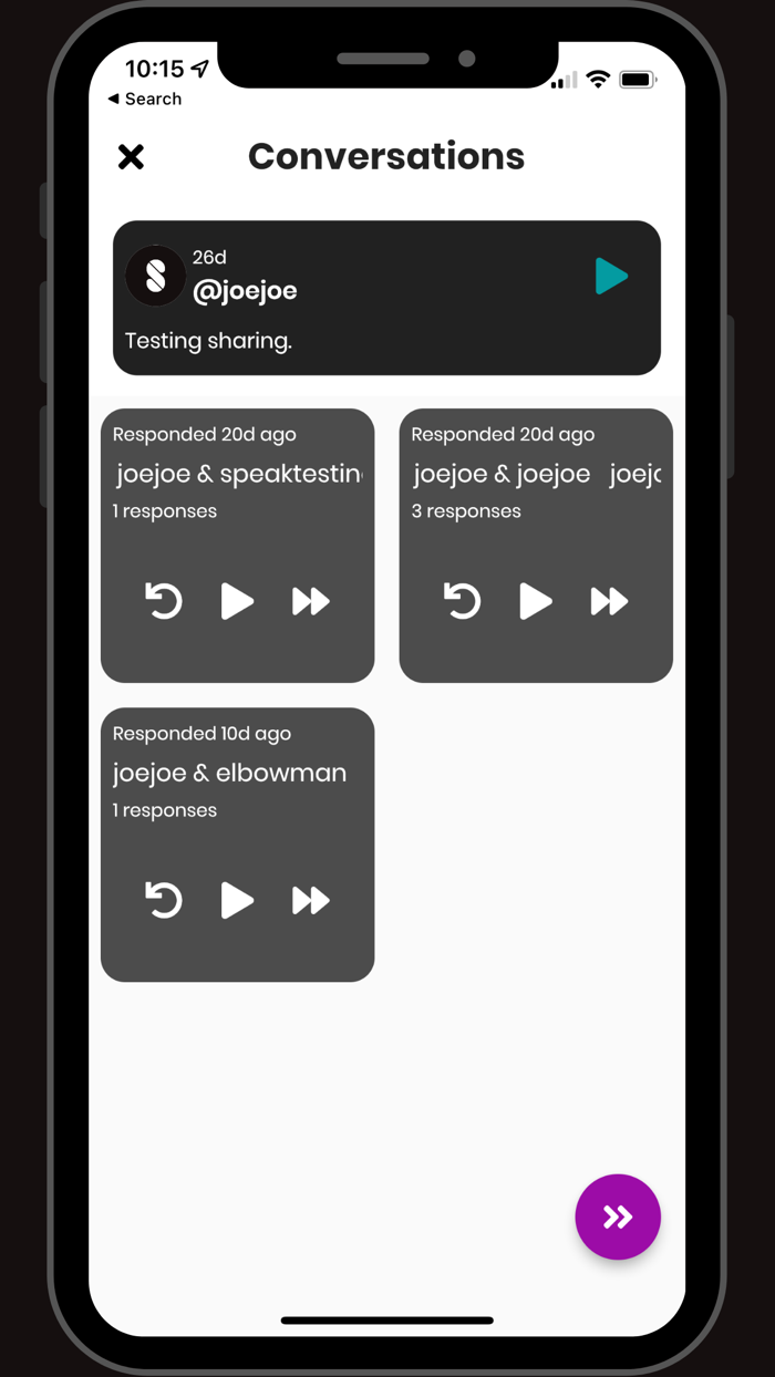 Speak - Shortcasts, Discussion
