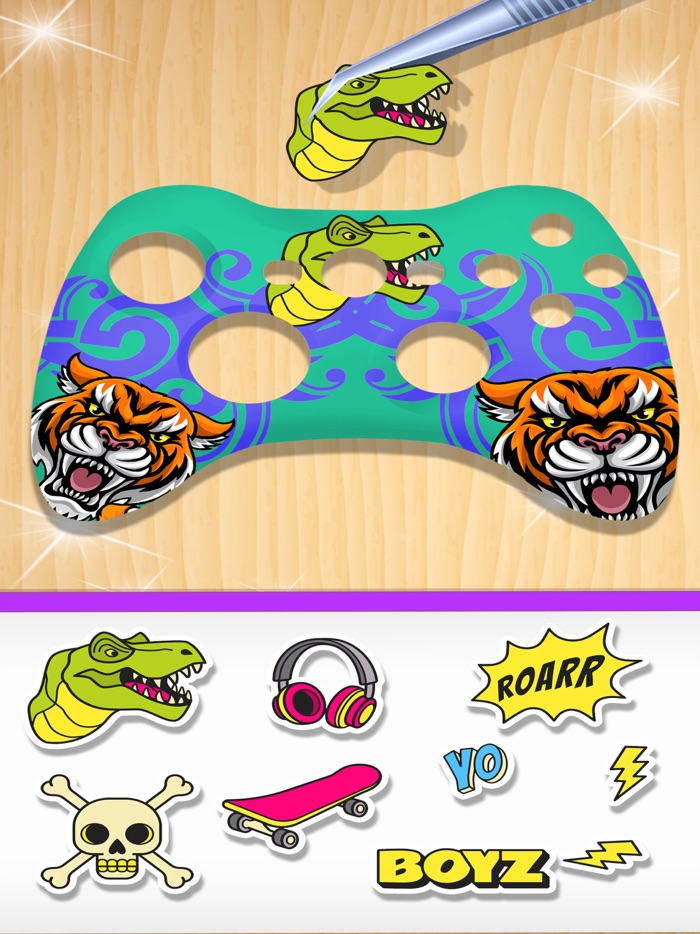 DIY Joystick Spray Paint Craft