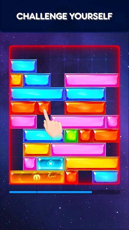 Jewel Slider: Drop Down Puzzle screenshot-3