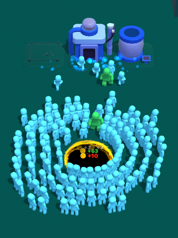 Crowd eater Destroying game