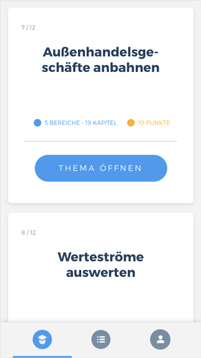 Groß-  Außenhandelsmanagement