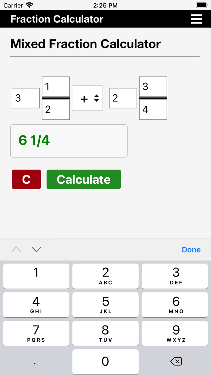 Fraction Calculator
