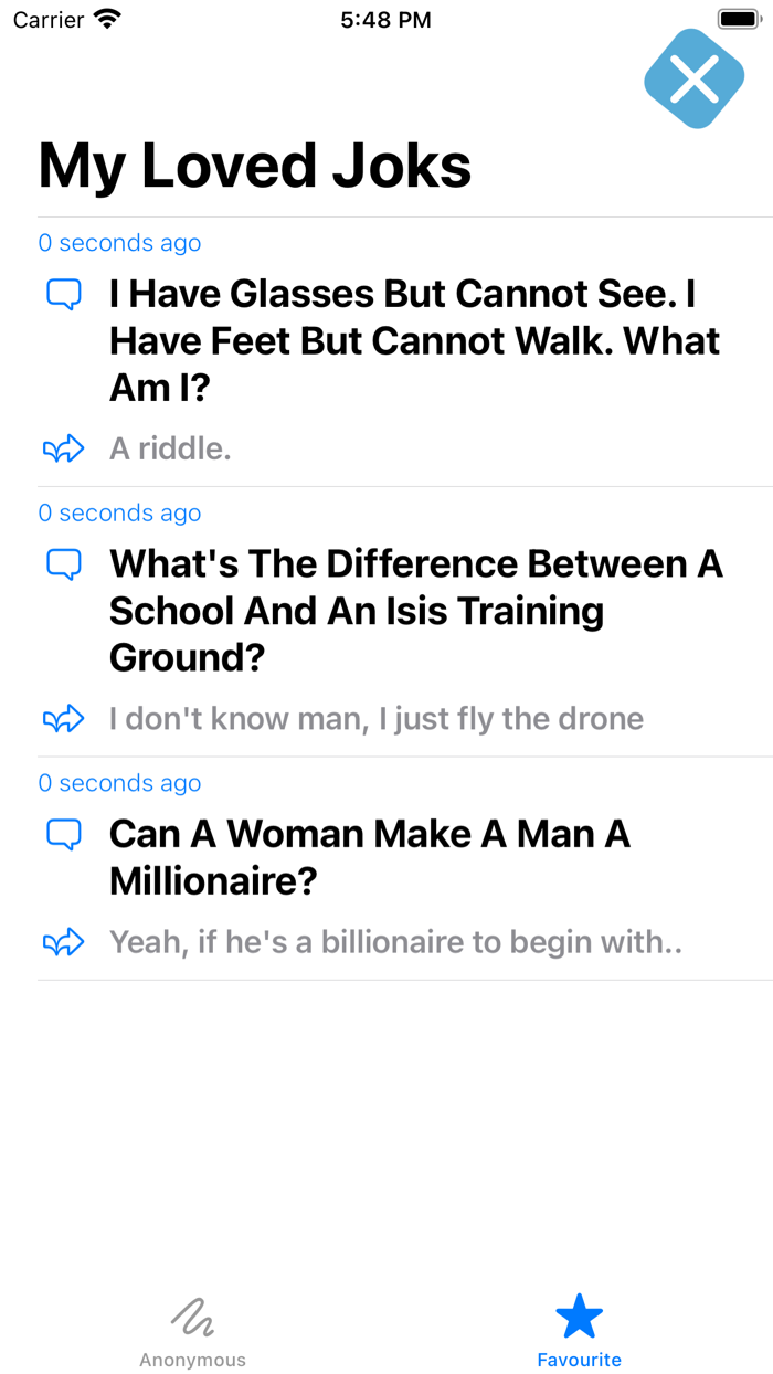 Anonymous QA Funny Jokes book