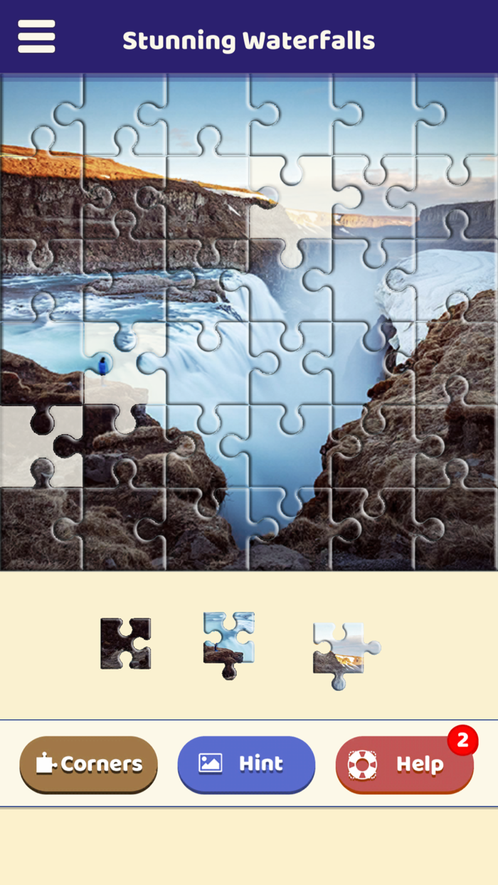 Stunning Waterfalls Puzzle