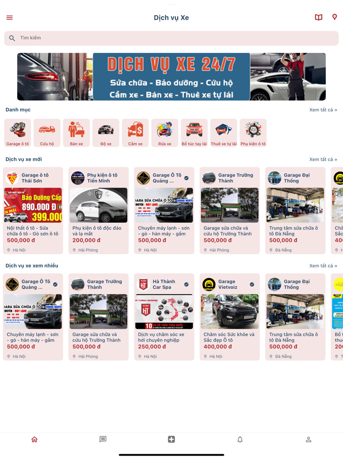 Dịch vụ Xe