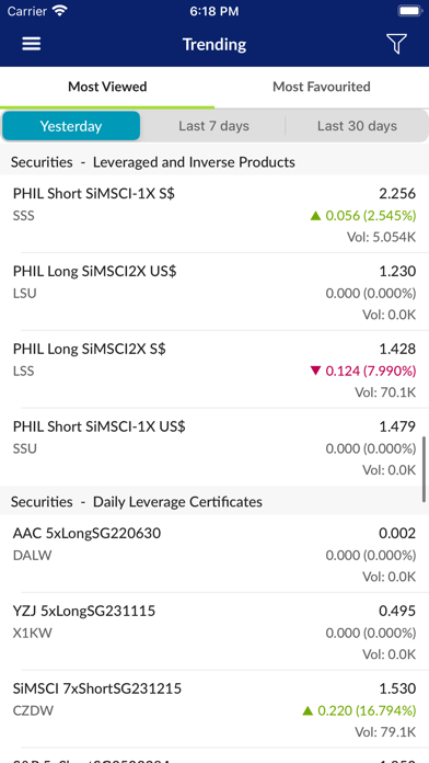 SGX Mobile screenshot 3