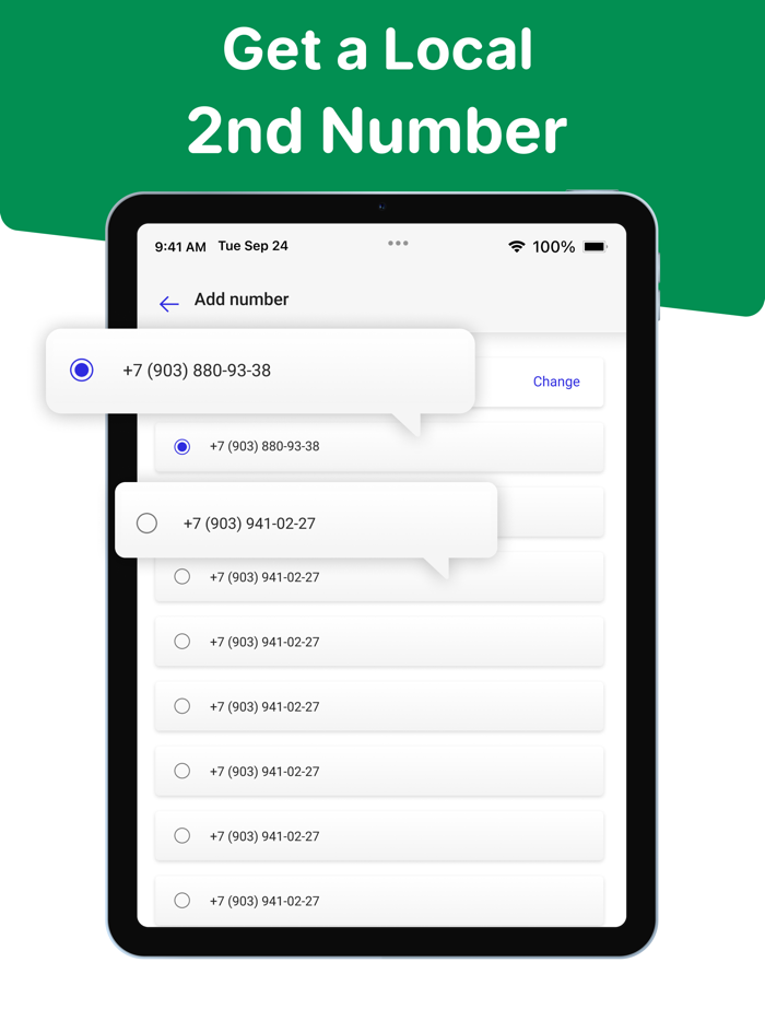 Phone Number for Texts  Calls