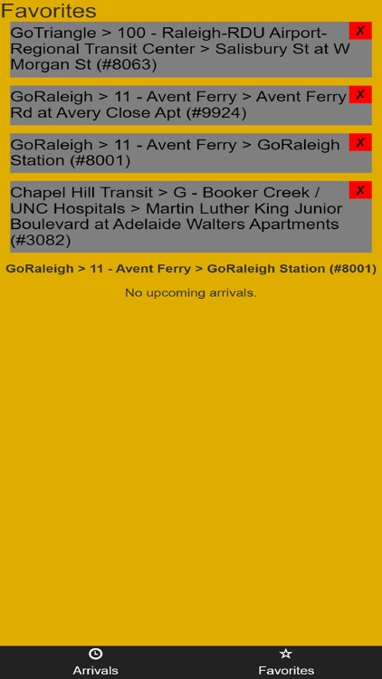 NC GoTransit Bus Tracker