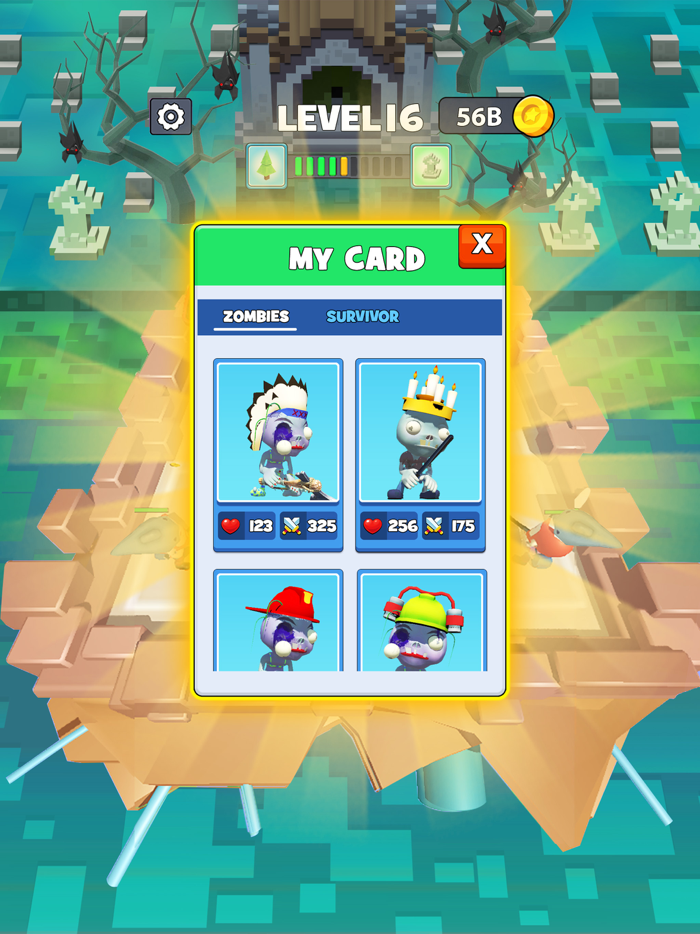 Merge Survival Zombie Battle