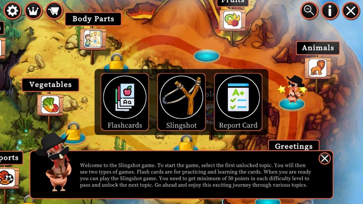 Slingshot Spanish Vocab Game screenshot-5