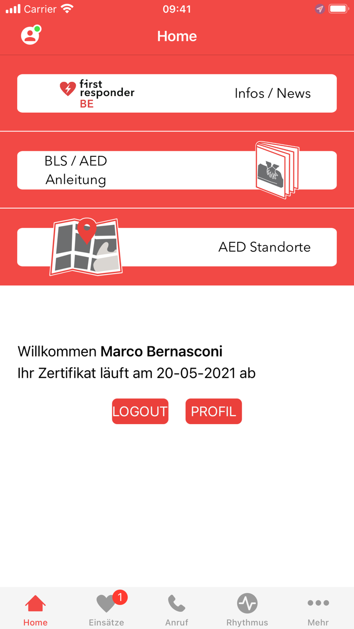 1st Responder Kanton Bern