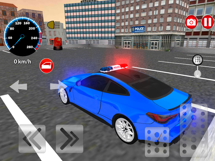 Police M4 Sport Car Driving