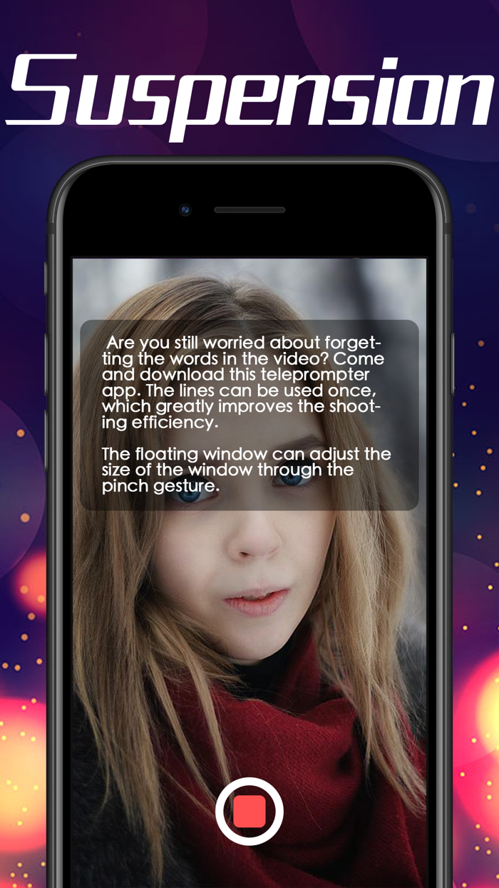 Teleprompter - Floating window
