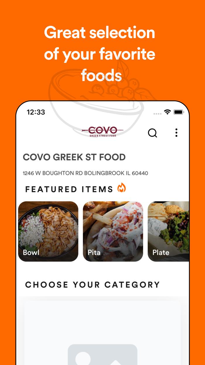 COVO GREEK ST FOOD